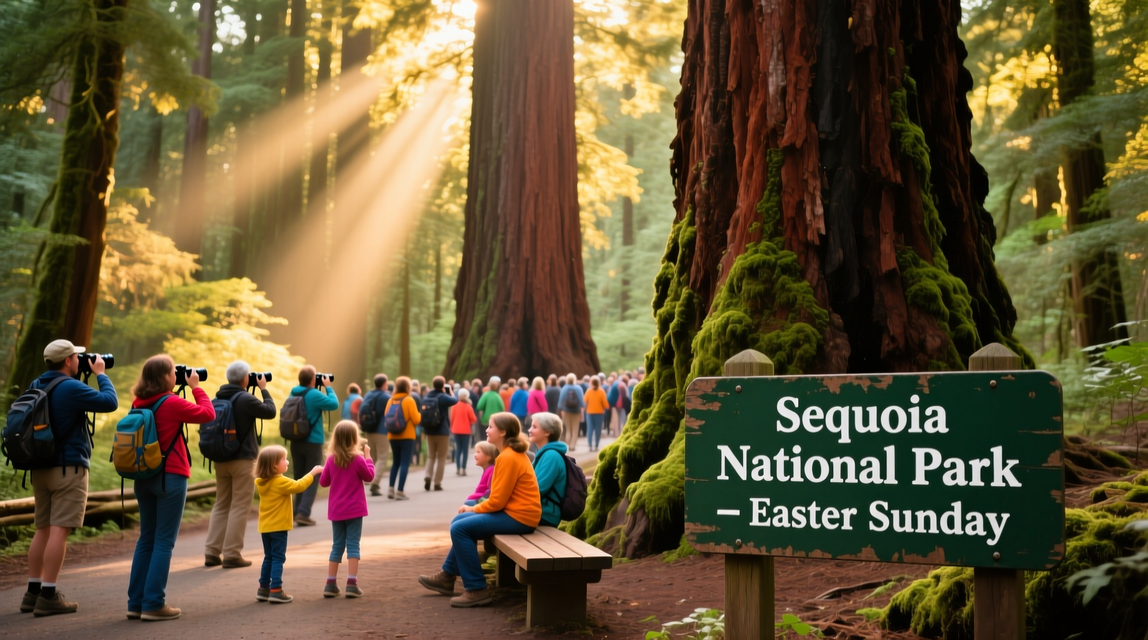 does sequoia get crowded on easter sunday