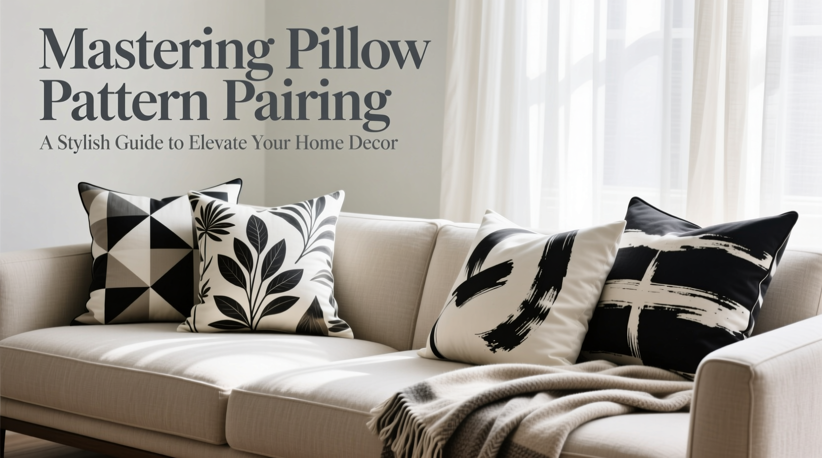 mastering pillow pattern pairing a stylish guide to elevate your home decor