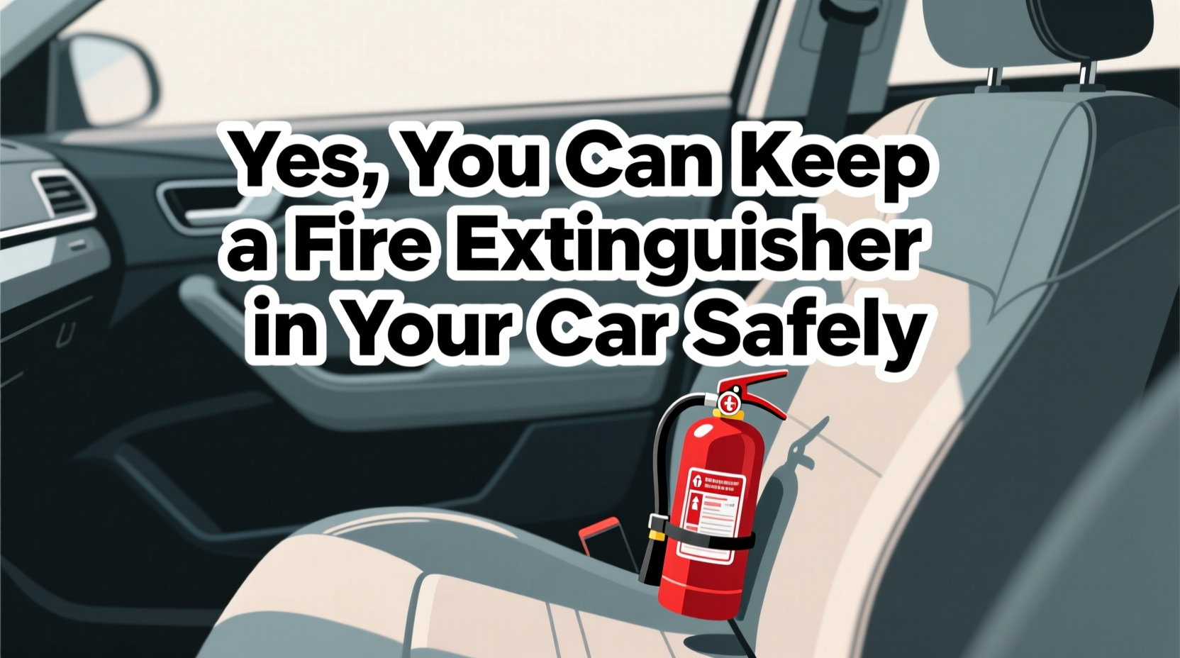 can you keep a fire extinguisher in your car