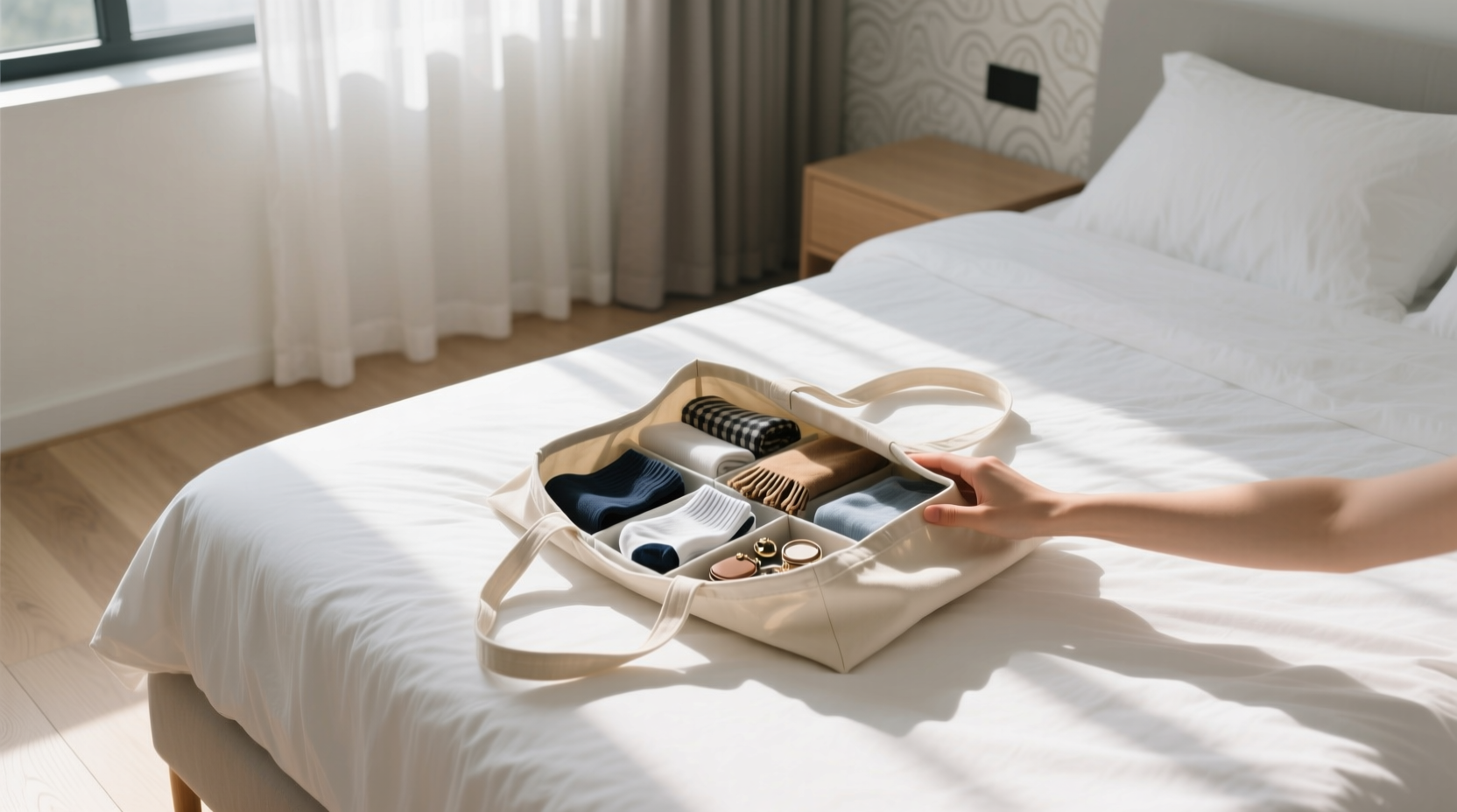 one bag quick declutter check in