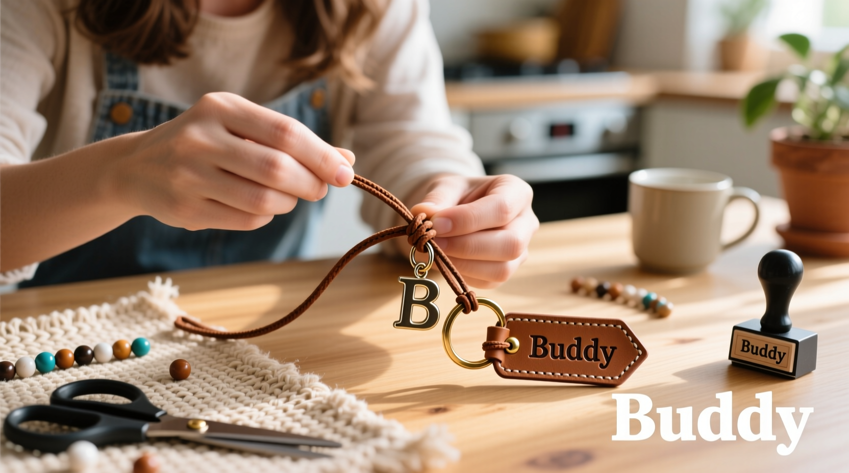 step by step guide to crafting your own custom name dog keychain at home