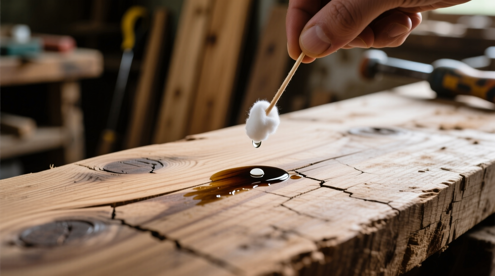 can you use vinegar on wood
