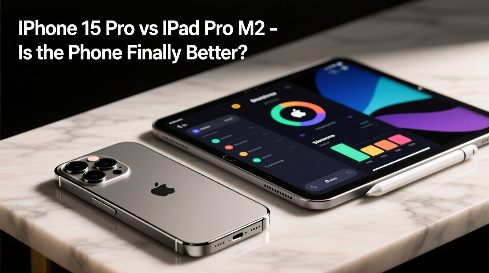 iphone 15 pro vs ipad pro m2 is the phone finally better than the tablet