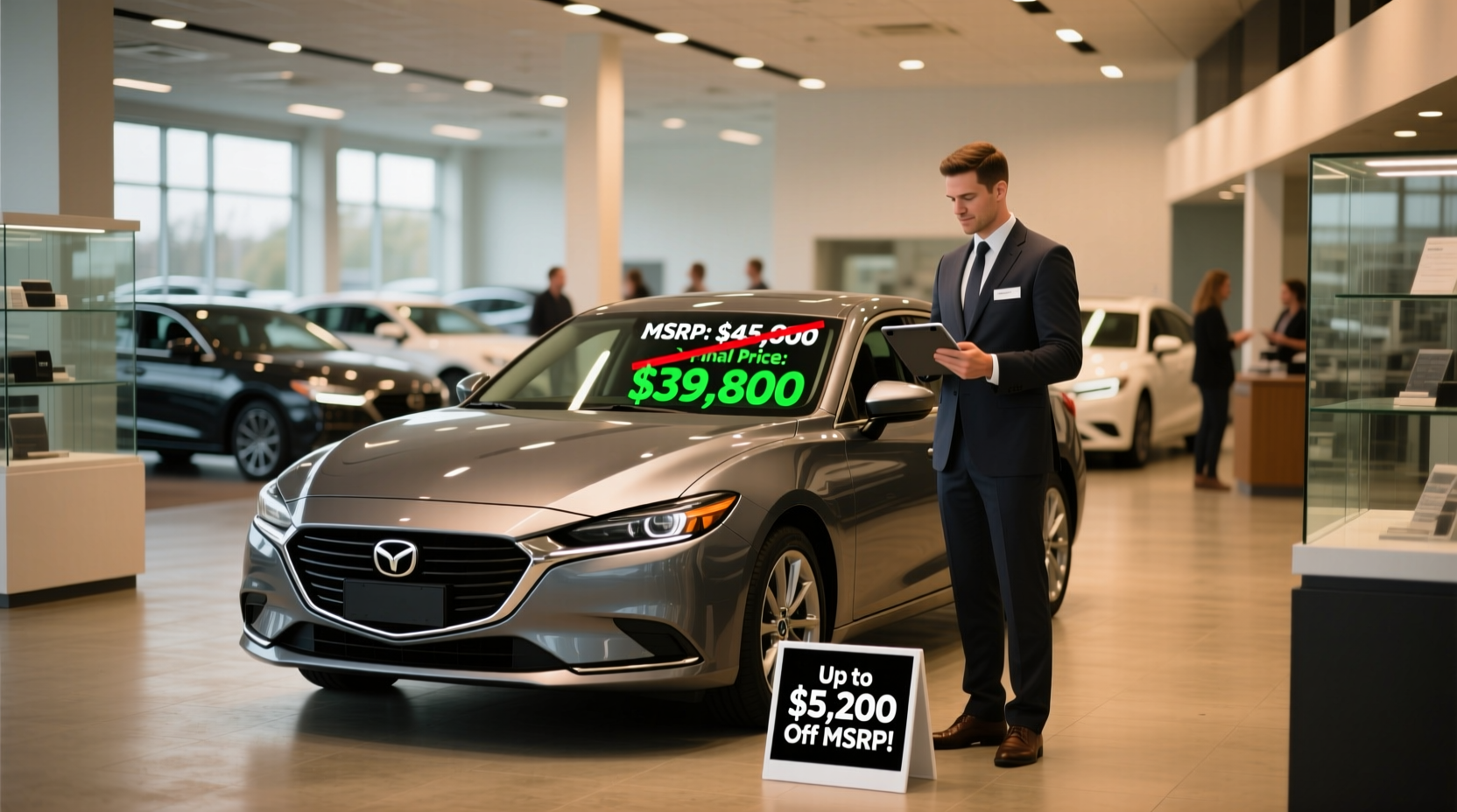 how much off msrp for new car