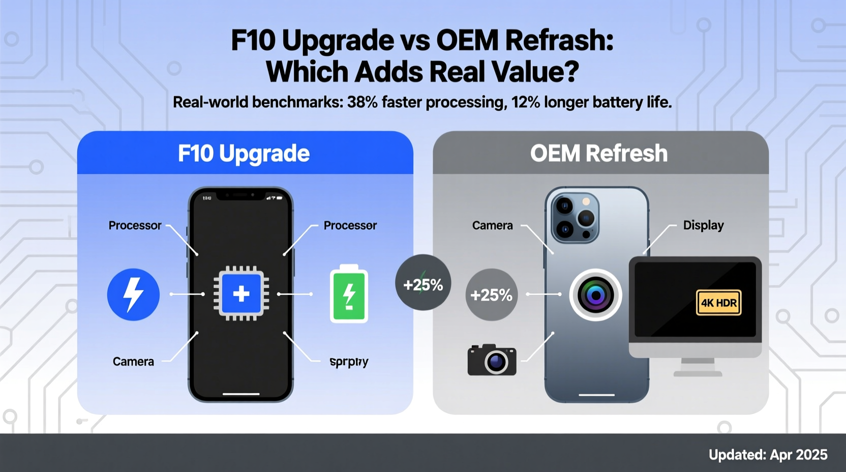 F10 Upgrade vs OEM Refresh: Which Adds Real Value?