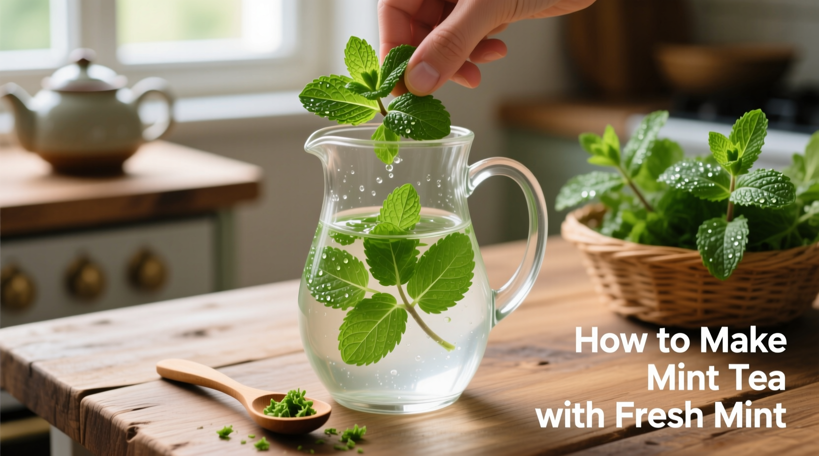 how to make mint tea with fresh mint