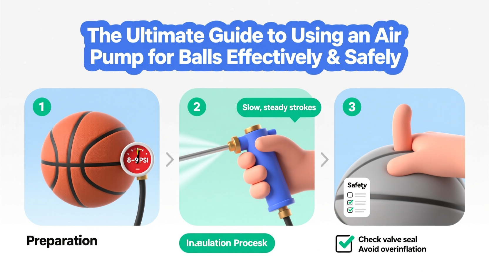 the ultimate guide how to use an air pump for balls effectively and safely