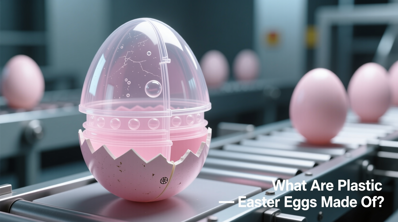 what are plastic easter eggs made of