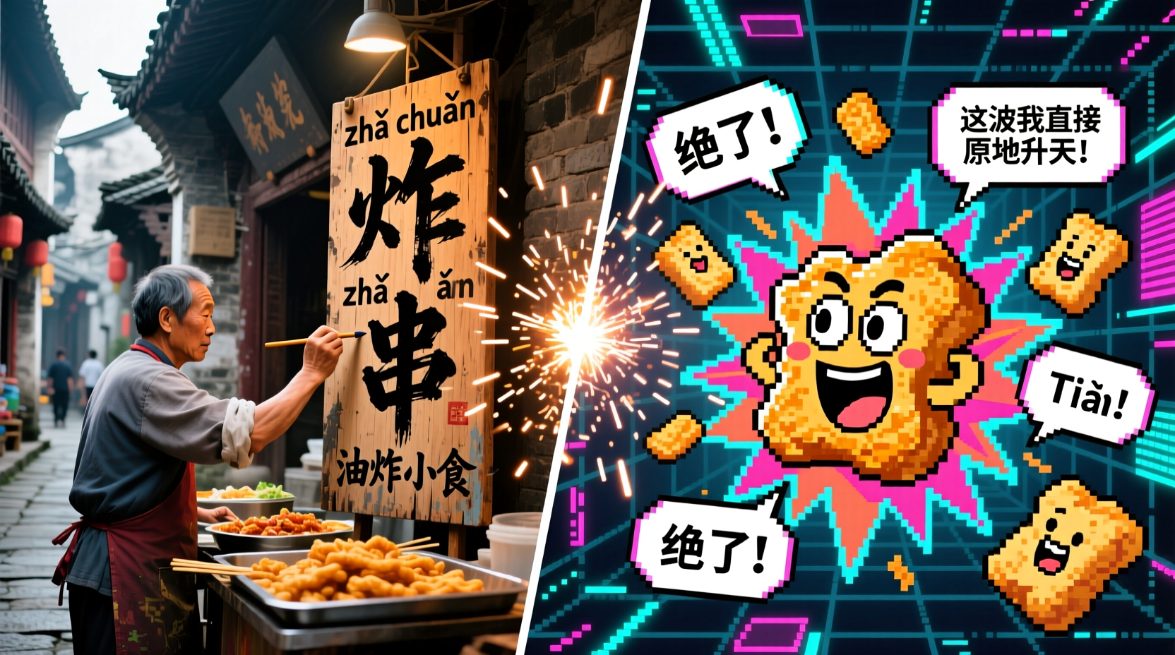 Comparison of real regional fry terms versus internet meme phrases