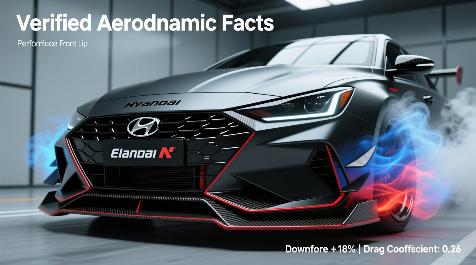 elantra n carbon front lip performance