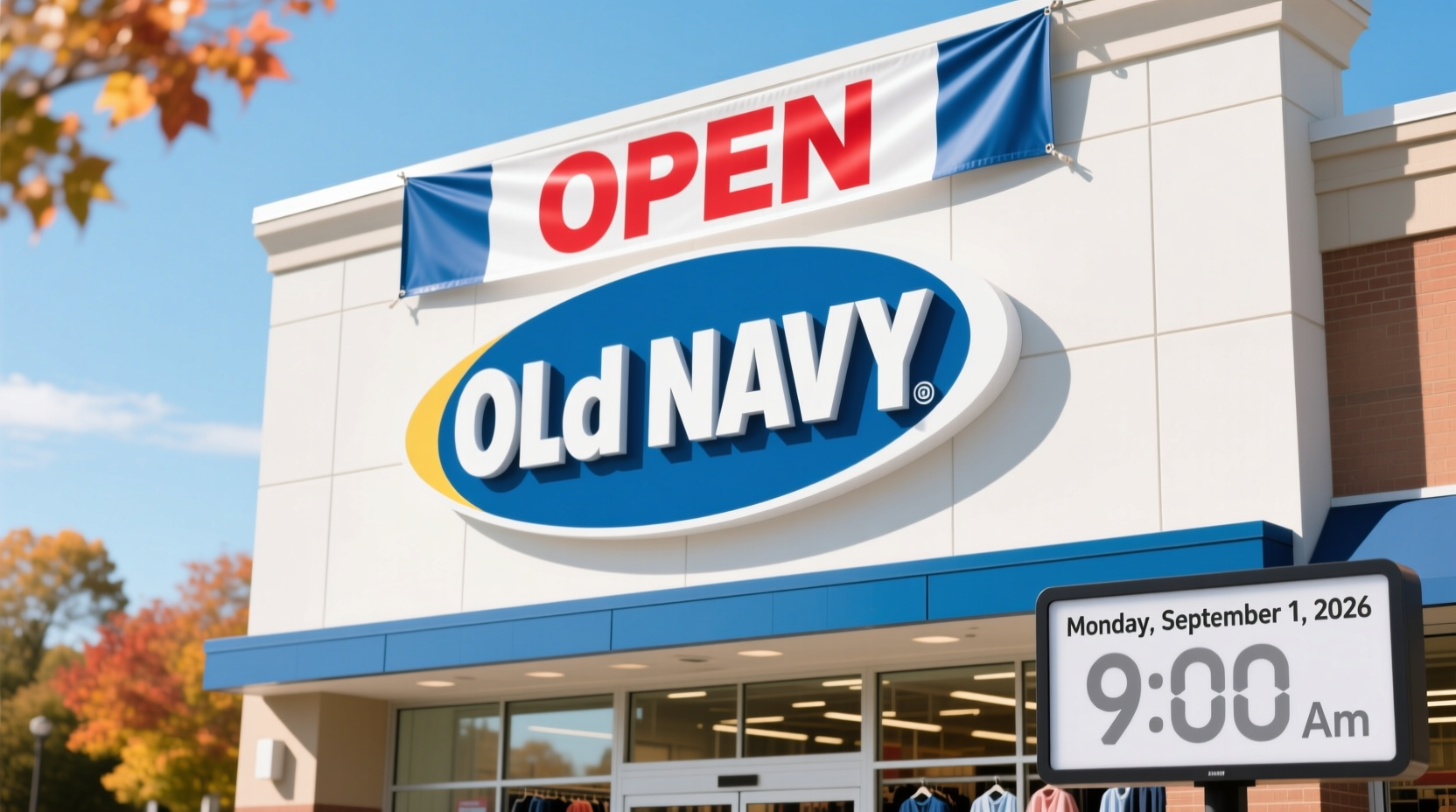 is old navy open on labor day 2026