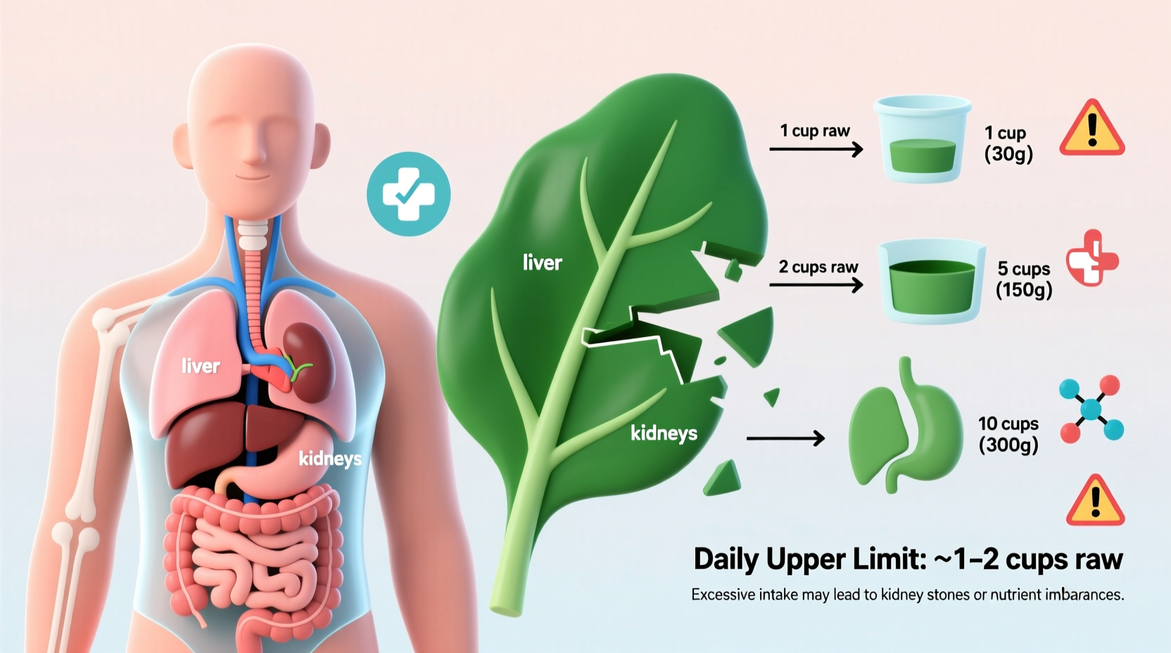 Safe Spinach Limits: How Much Is Too Much Per Day