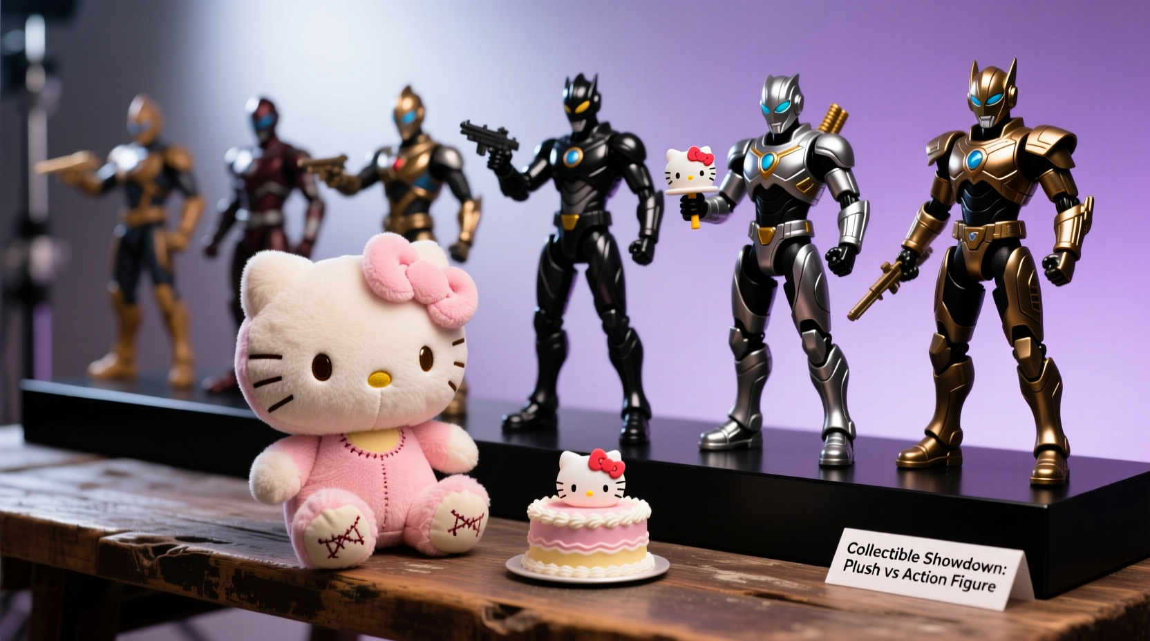 hello kitty plush vs action figures which one is actually more collectible