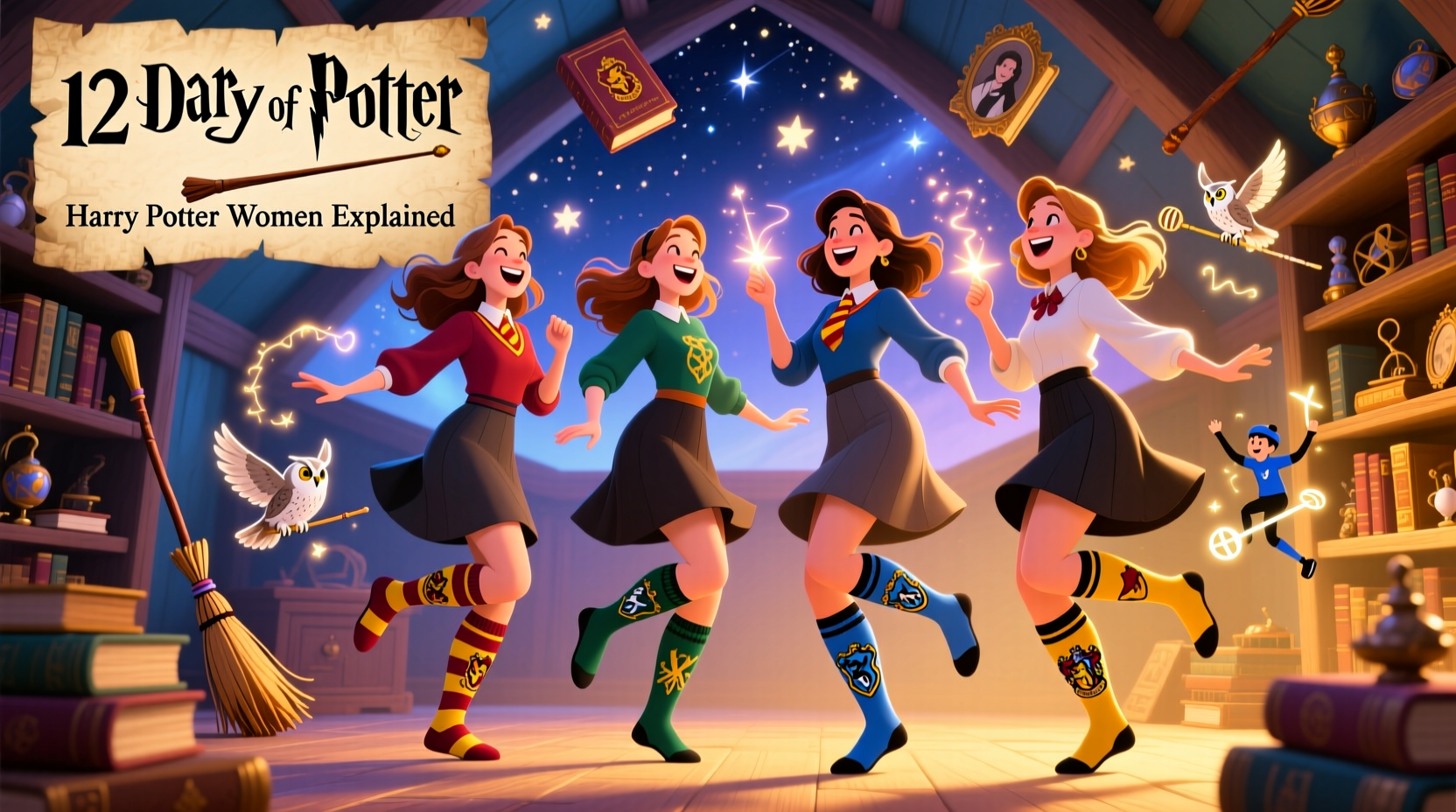 12 days of socks harry potter womens