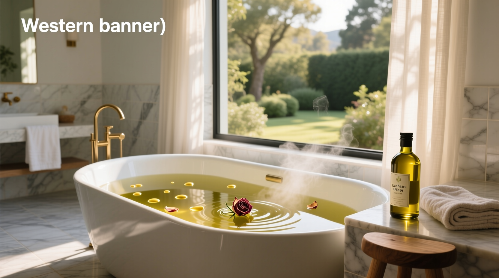 olive oil in bathtub guide