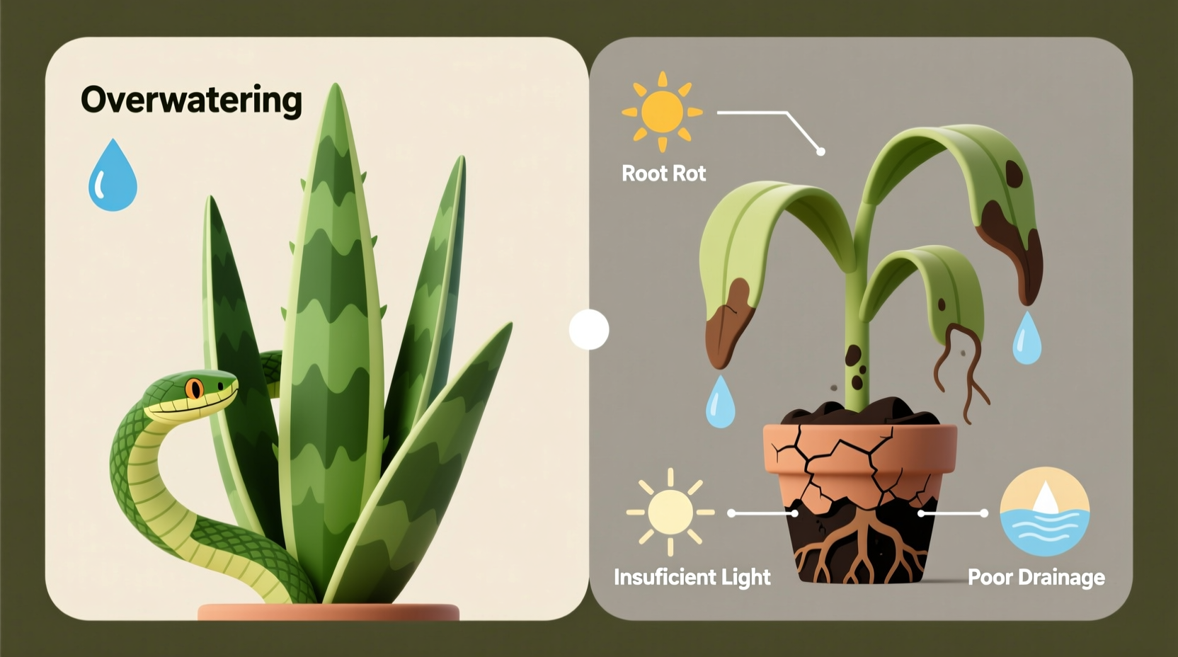 Why Are My Snake Plant Leaves Drooping? Causes & Fixes
