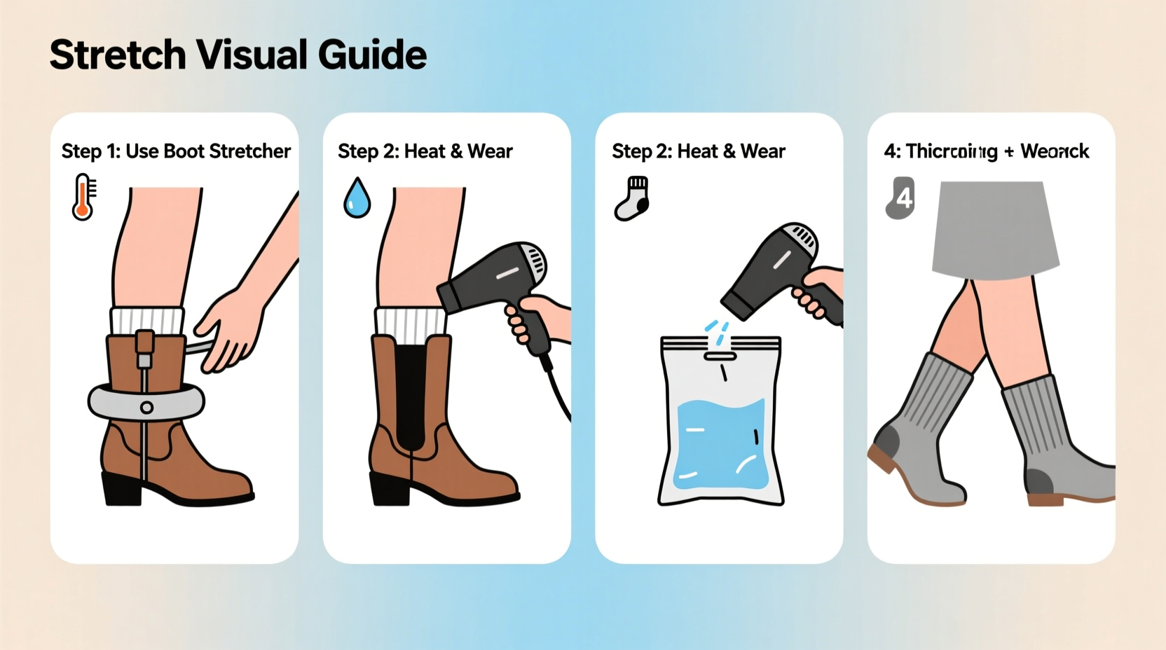 effective techniques to stretch womens boots comfortably for the perfect fit