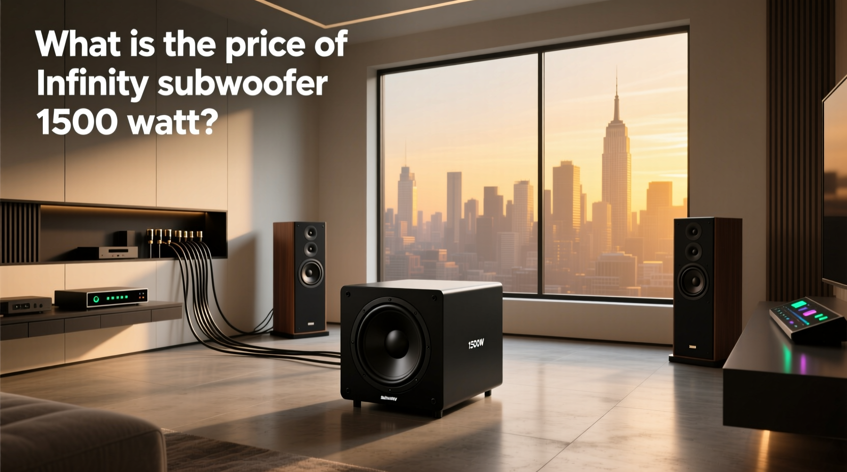 How to Choose an Infinity 1500 Watt Subwoofer – A Practical Guide