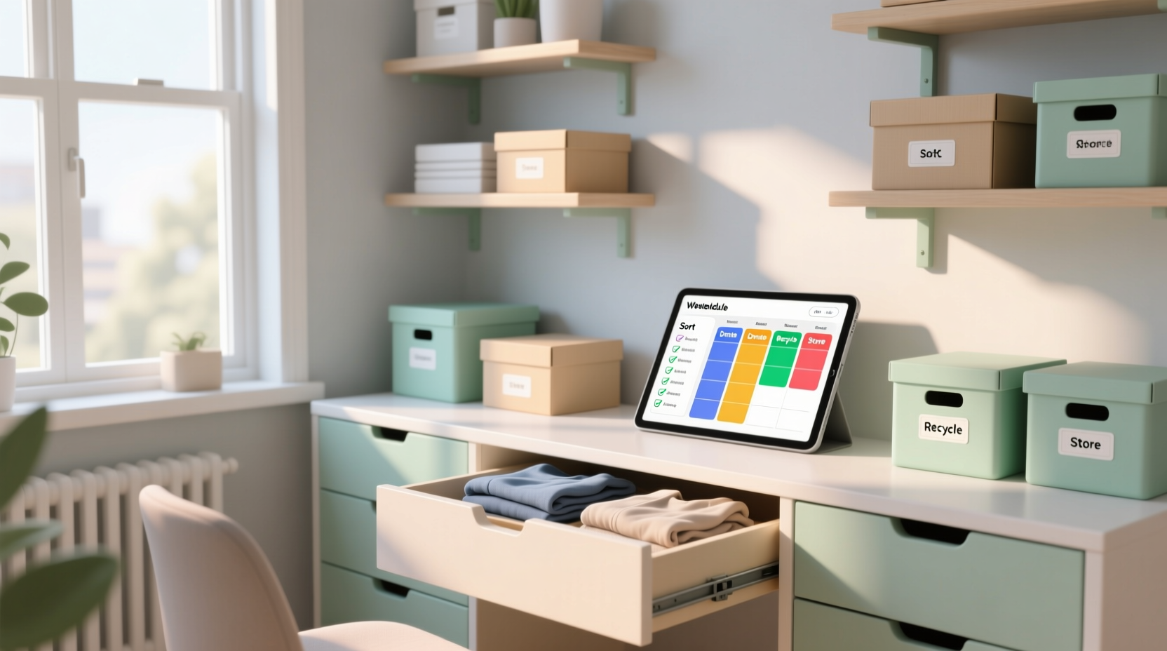 decluttering schedule