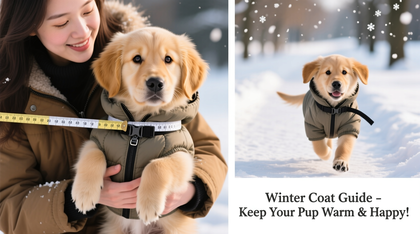 step by step guide to choosing and dressing your puppy in a winter coat for maximum comfort
