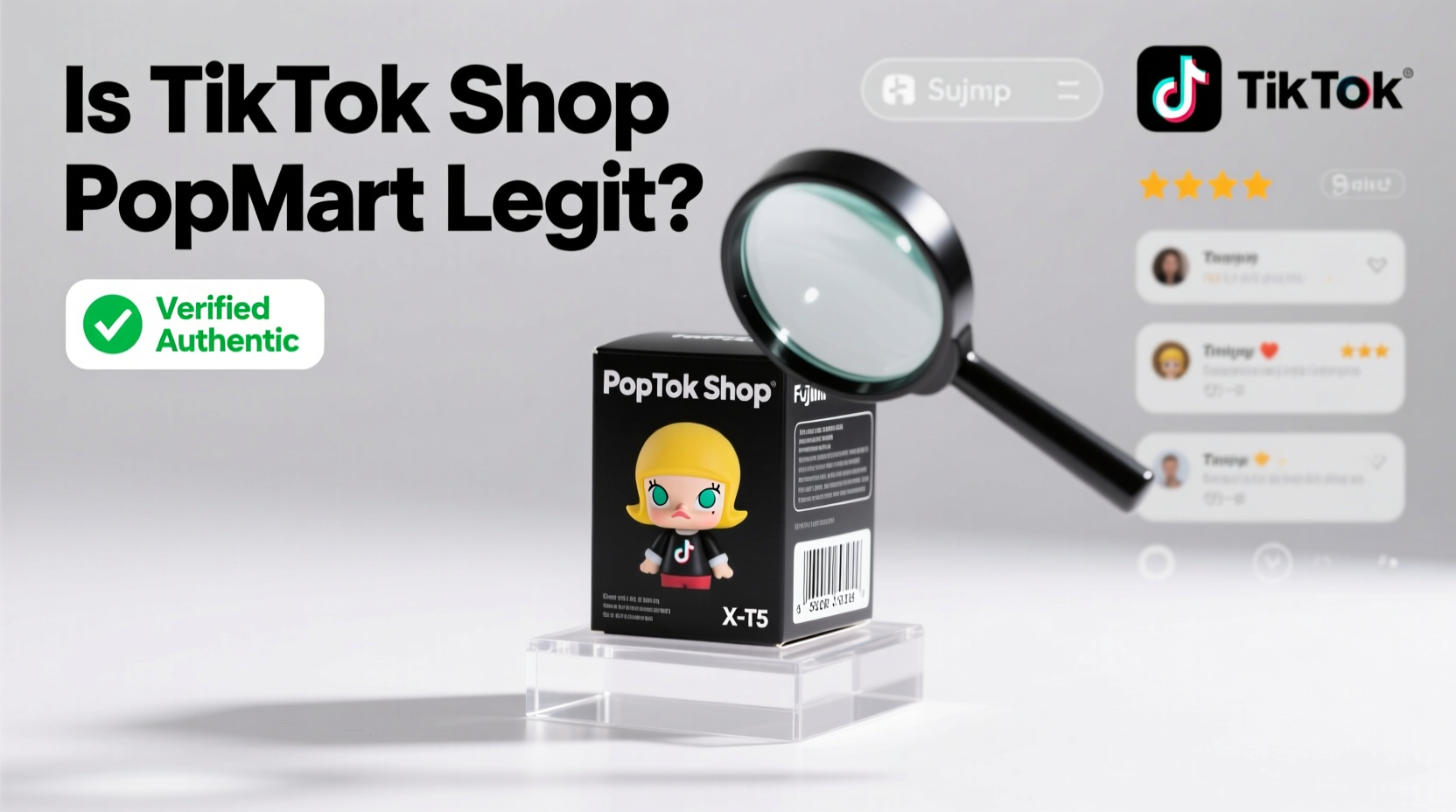 is tiktok shop popmart legit