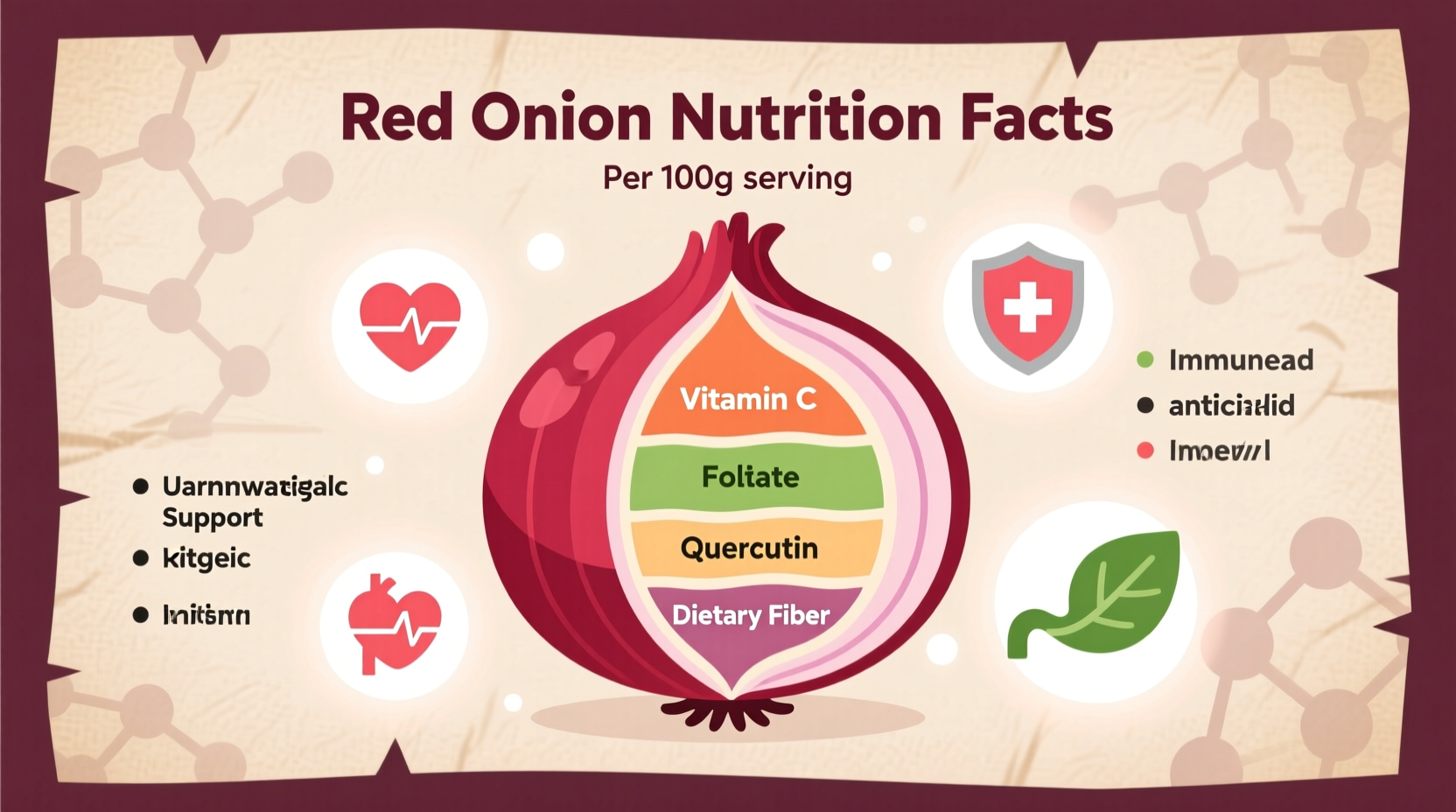 nutritional value of red onion