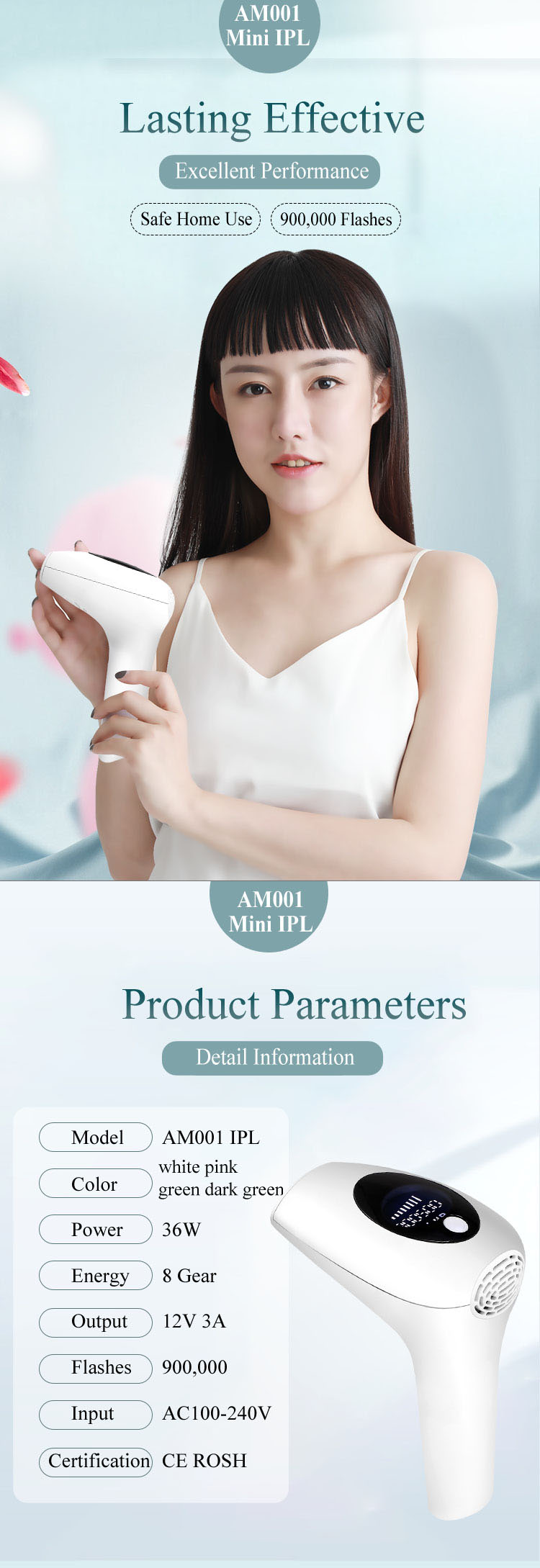 Body Usb Charge Laser Luz Intensa Pulsada Skin Hair Removal Removel Depiladora Electrica Flash And Ipl