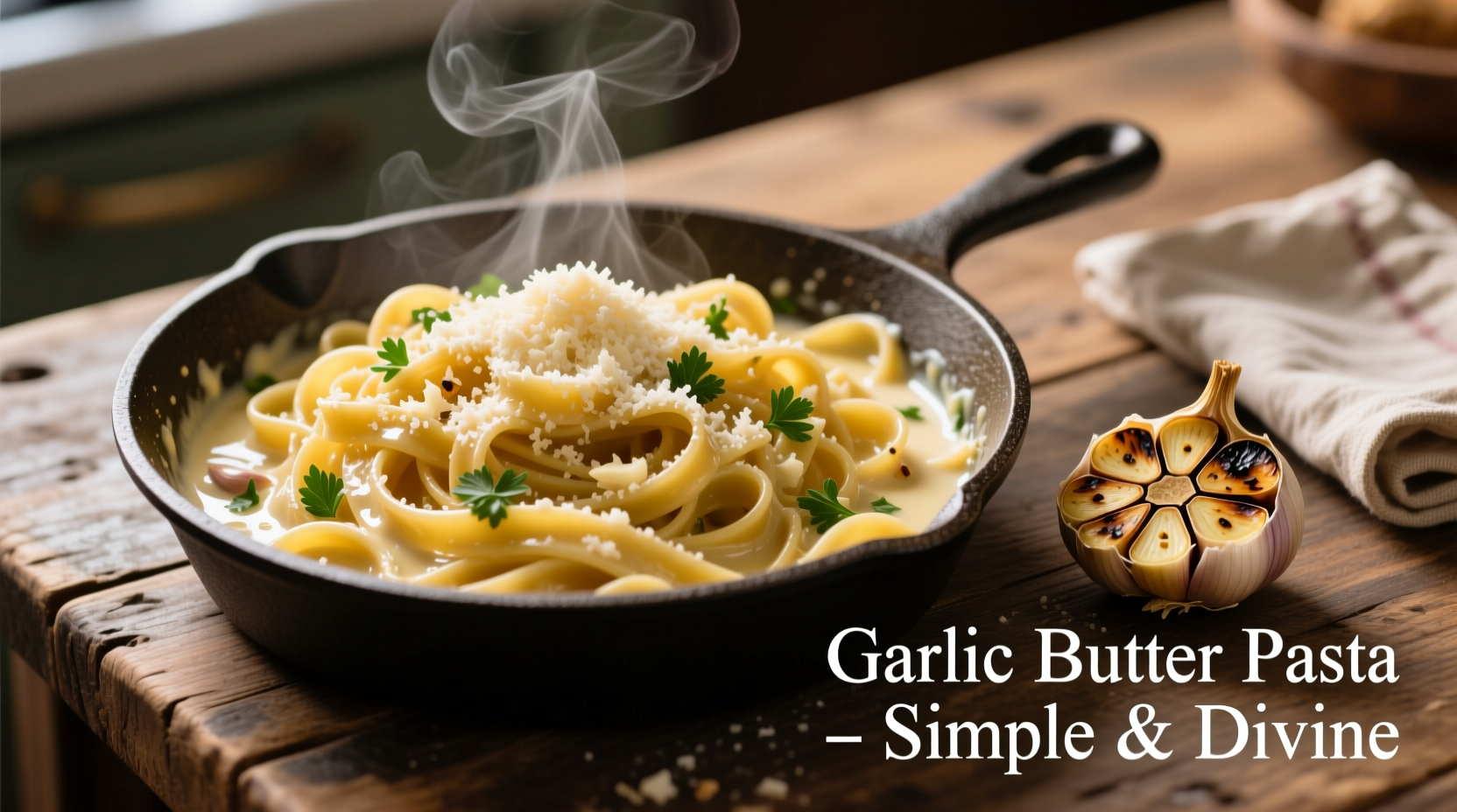 butter pasta garlic
