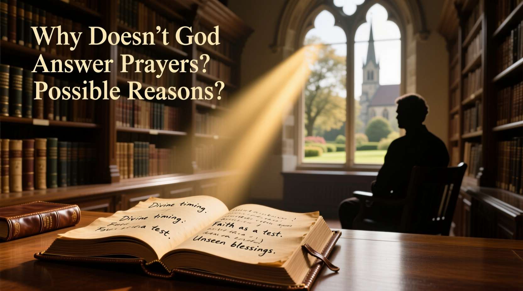 why god doesnt answer prayers understanding possible reasons