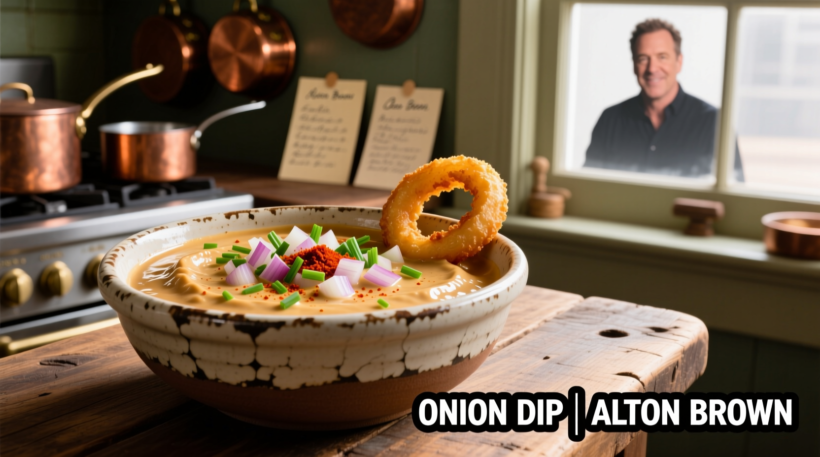alton brown onion dip