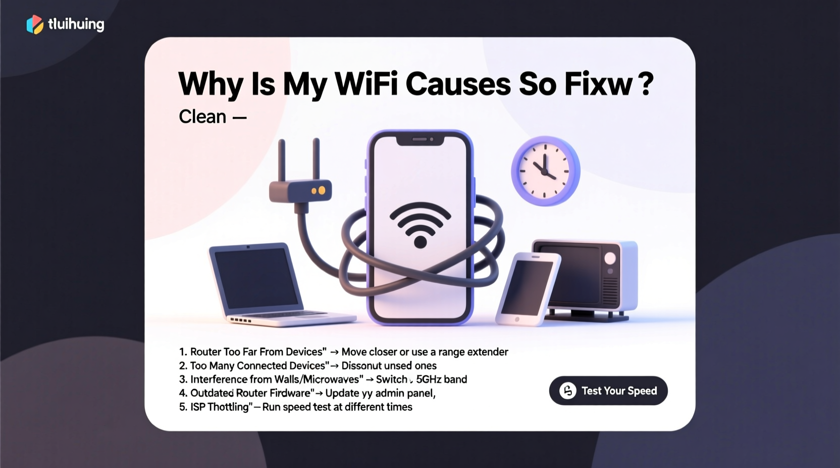 why is my wifi so slow troubleshooting solutions