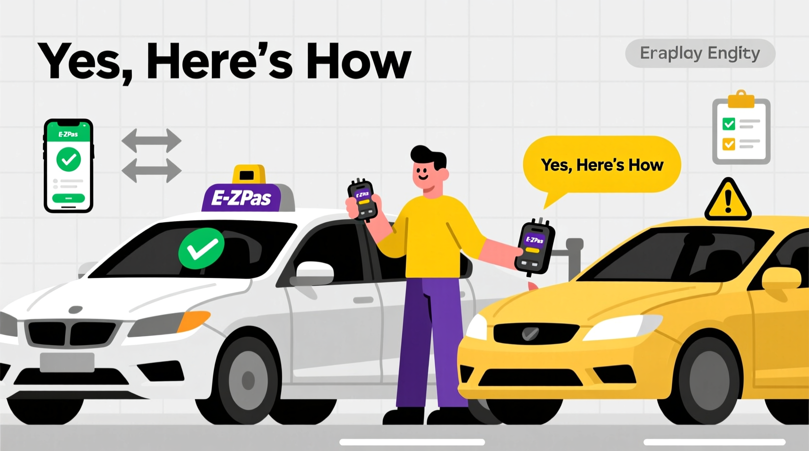 can i use ez pass in another car