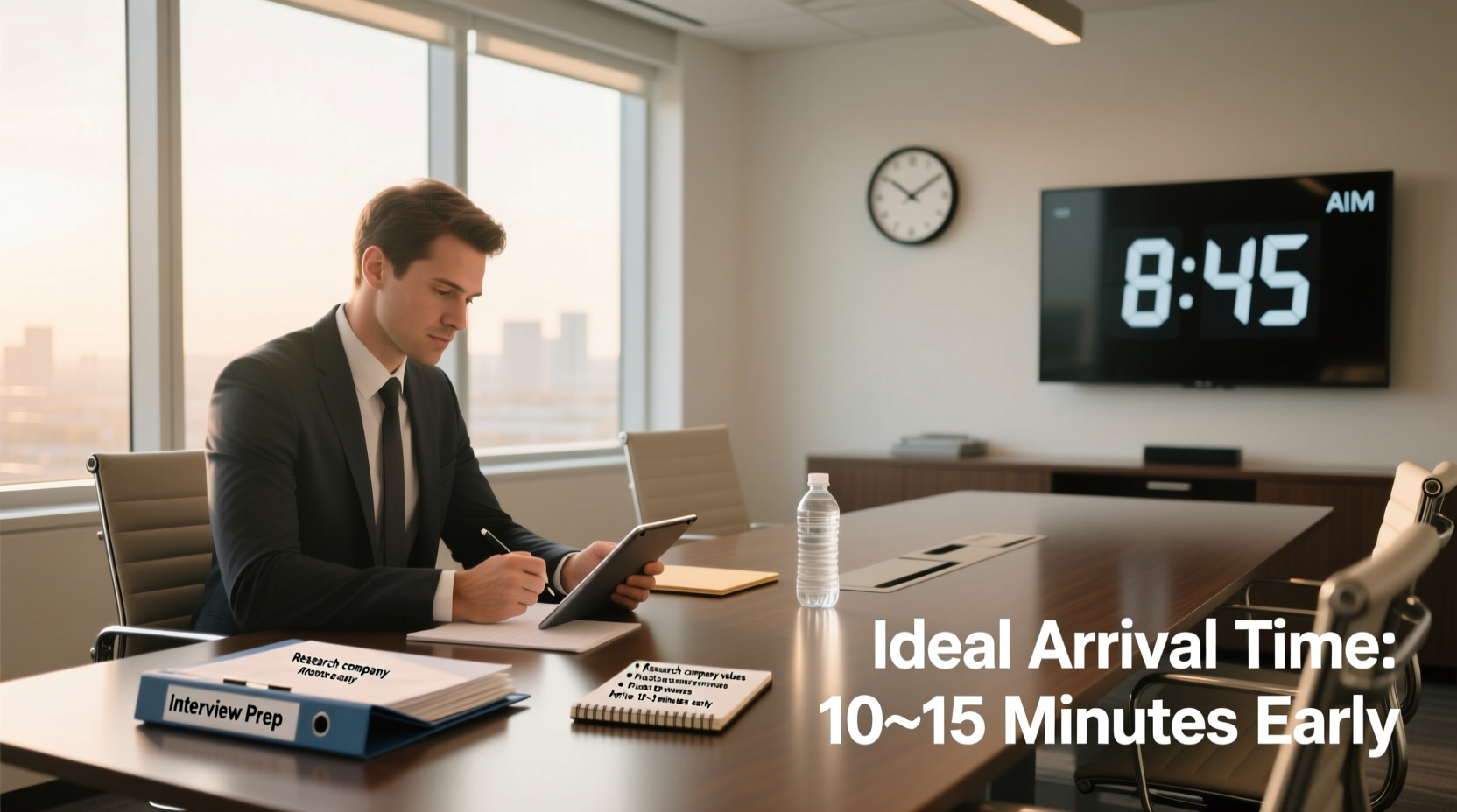 the ideal arrival time for an interview balancing punctuality and preparation tips
