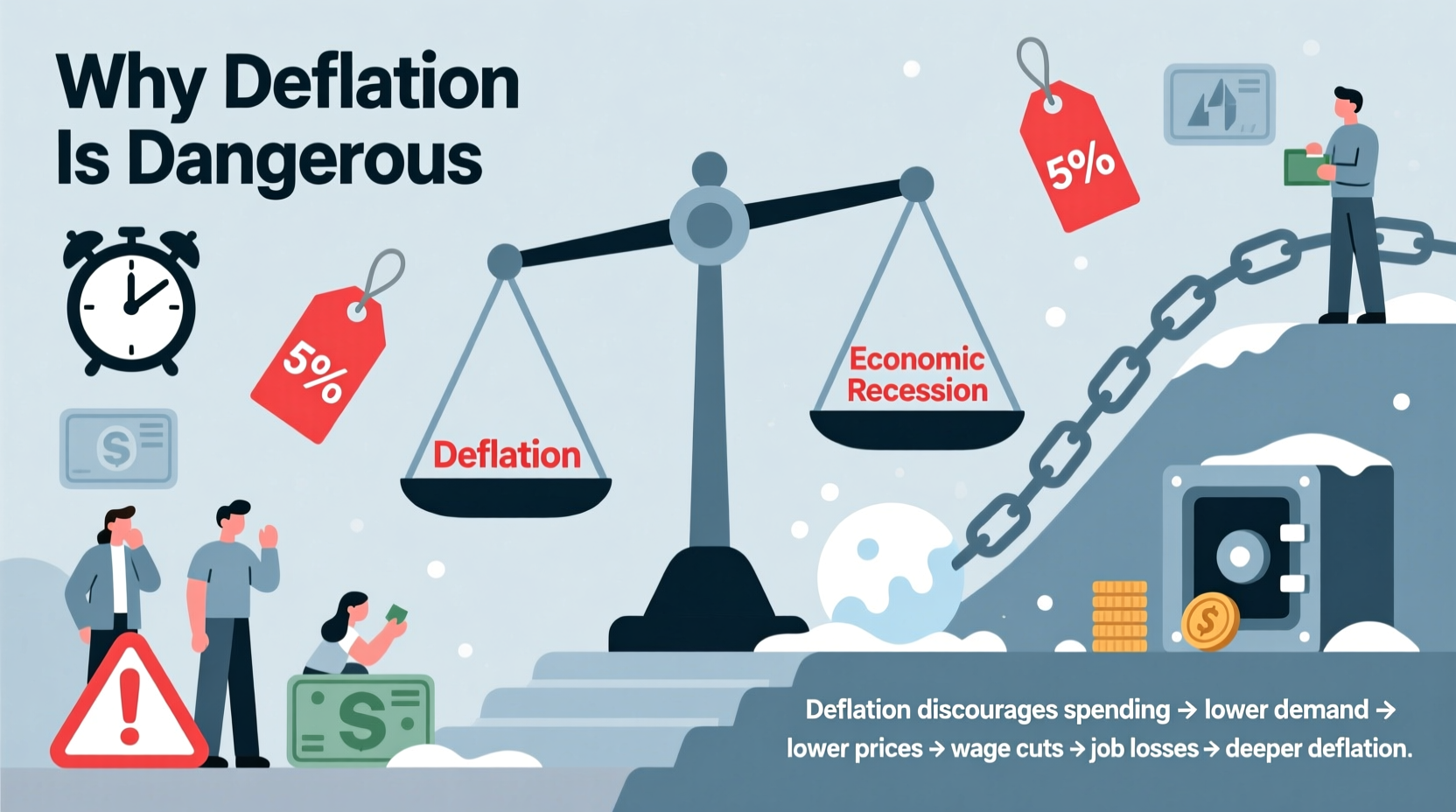 why is deflation bad understanding the economic risks