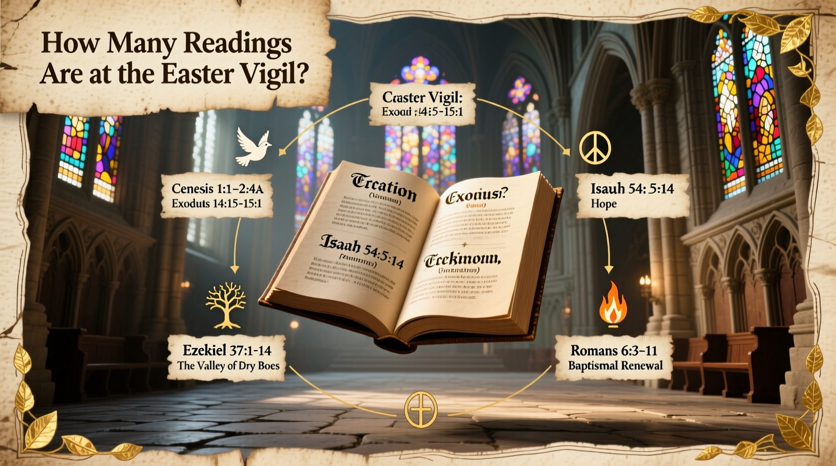 how many readings are there at the easter vigil