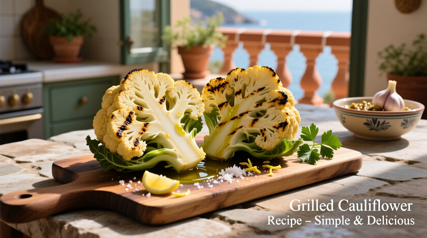 Perfect Grilled Cauliflower Recipe in 25 Minutes