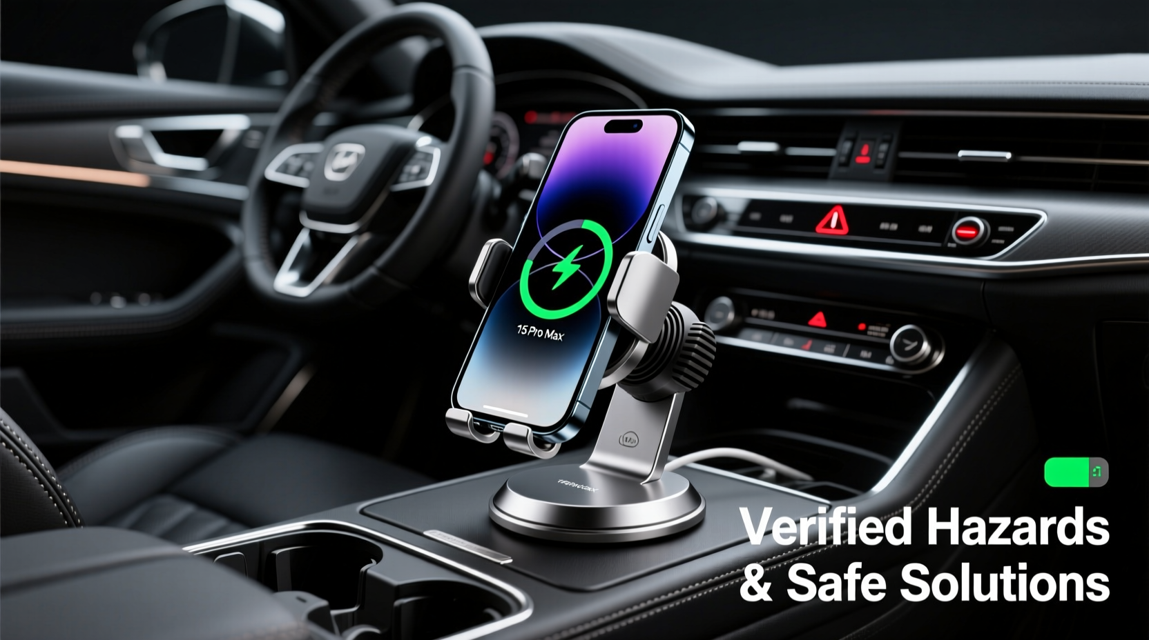 luxury car wireless mount risks