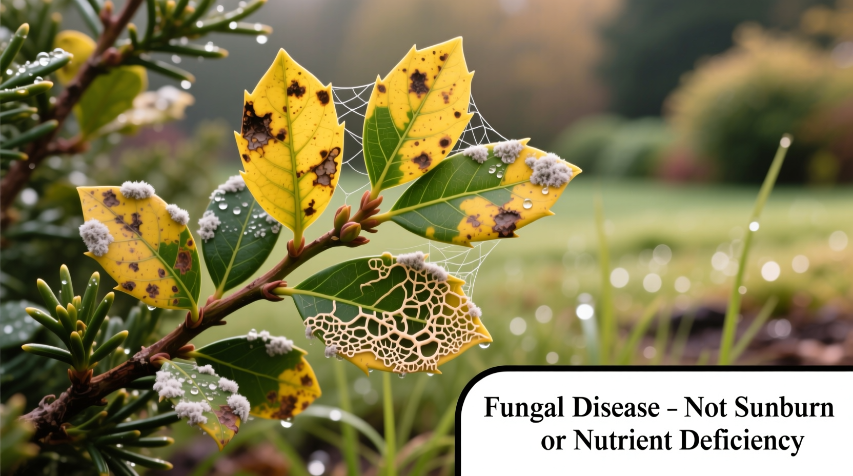 juniper white yellowing cause