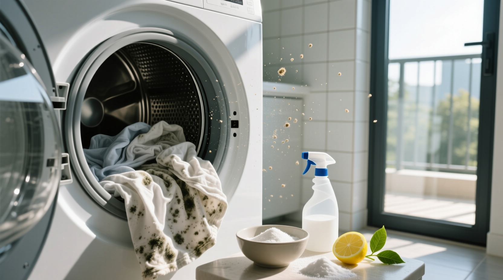 how to get rid of mildew smell in clothes