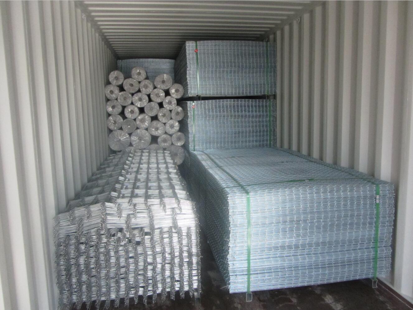 Welded Wire Mesh Panels 1.2x2.4m Galvanised 4x8ft Steel Sheet Metal 2" Holes