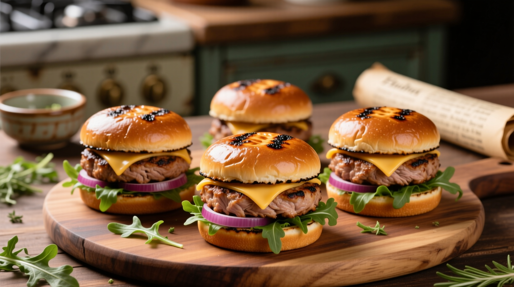 mini turkey burgers