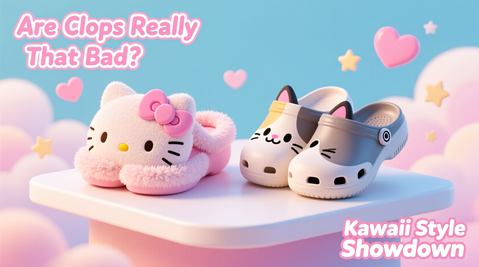 hello kitty slippers vs character clogs are clogs really that bad