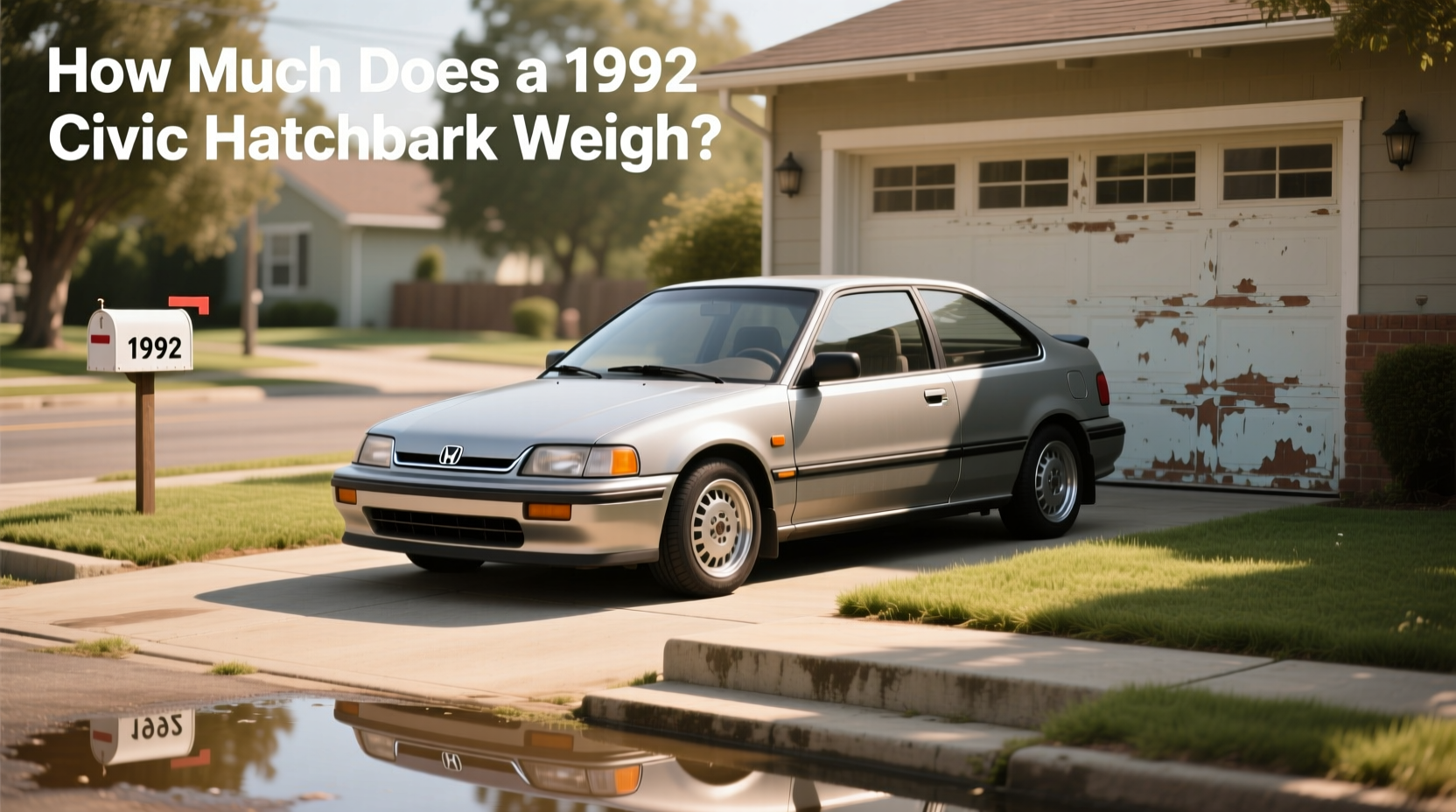 1992–1993 Honda Civic Hatchback Weight Guide