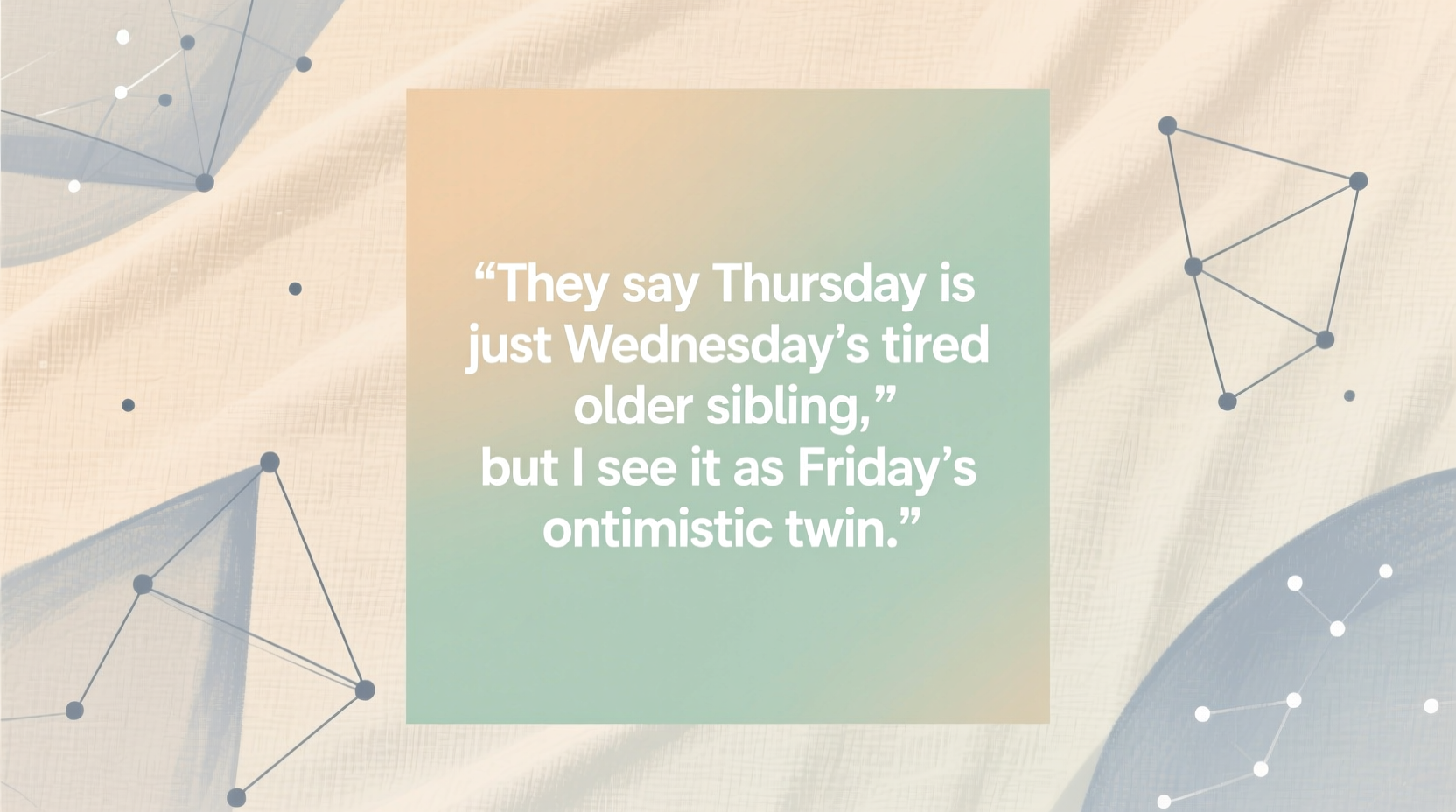 thursday quotes of the day