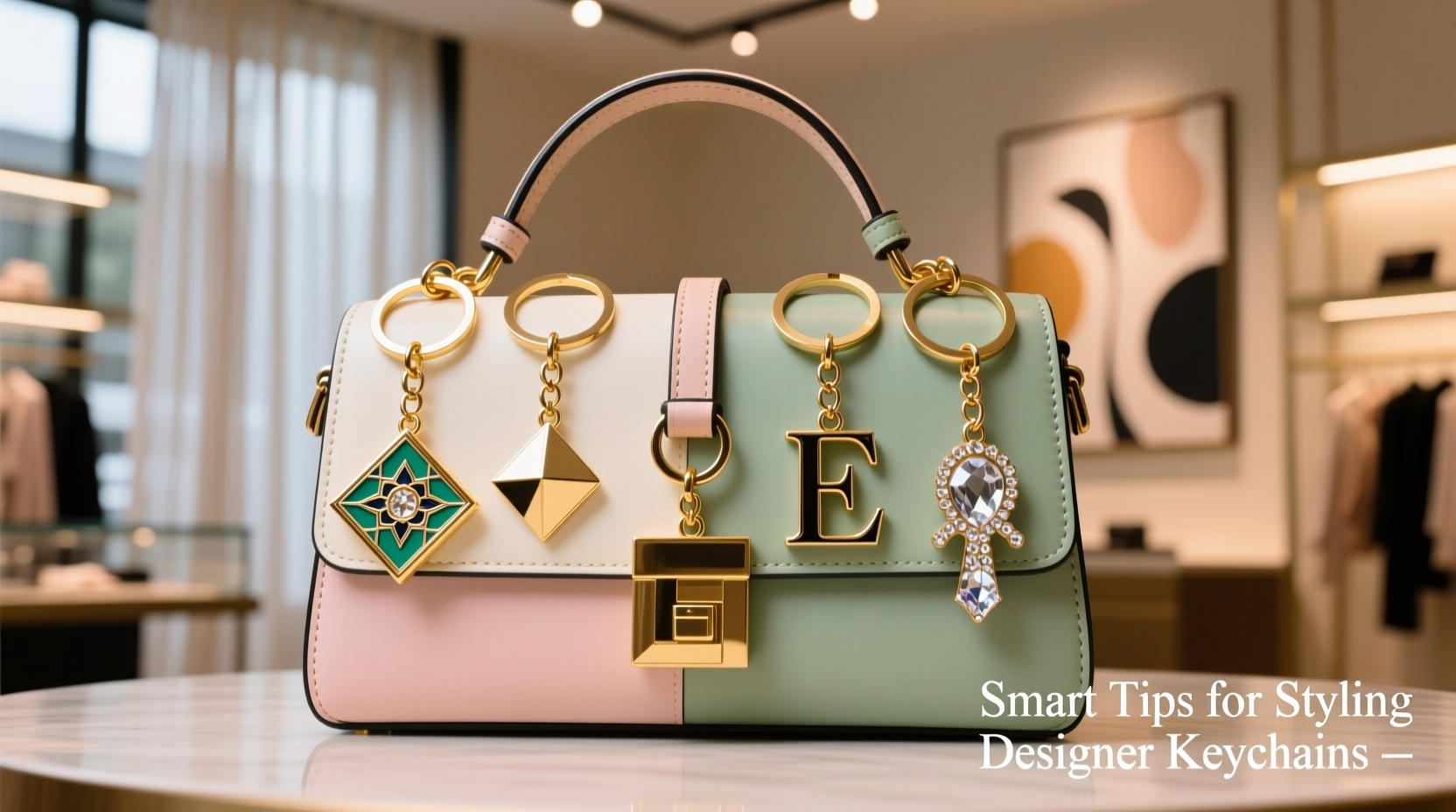 smart tips for using designer keychains as chic bag charms to elevate your style