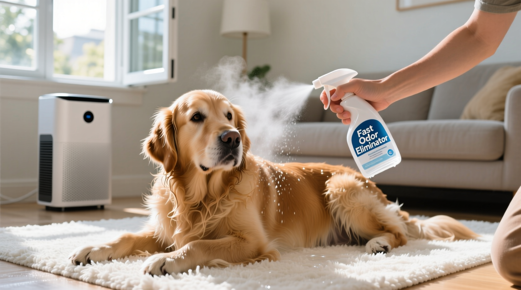 how to get rid of dog smell fast