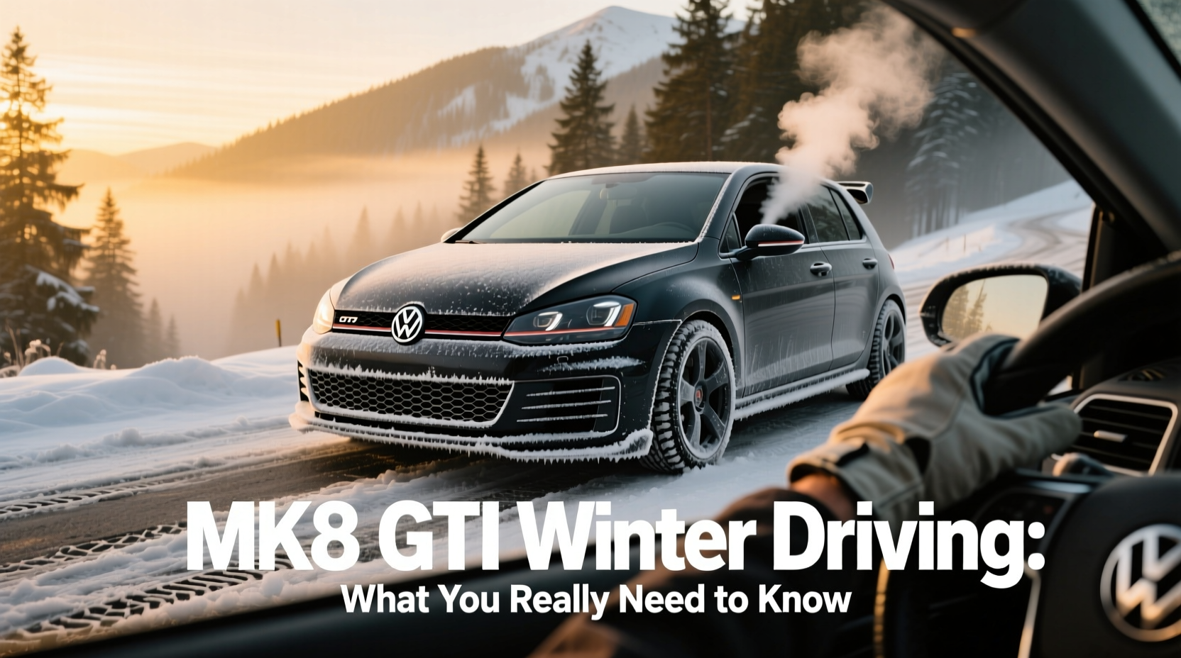 mk8 gti winter driving