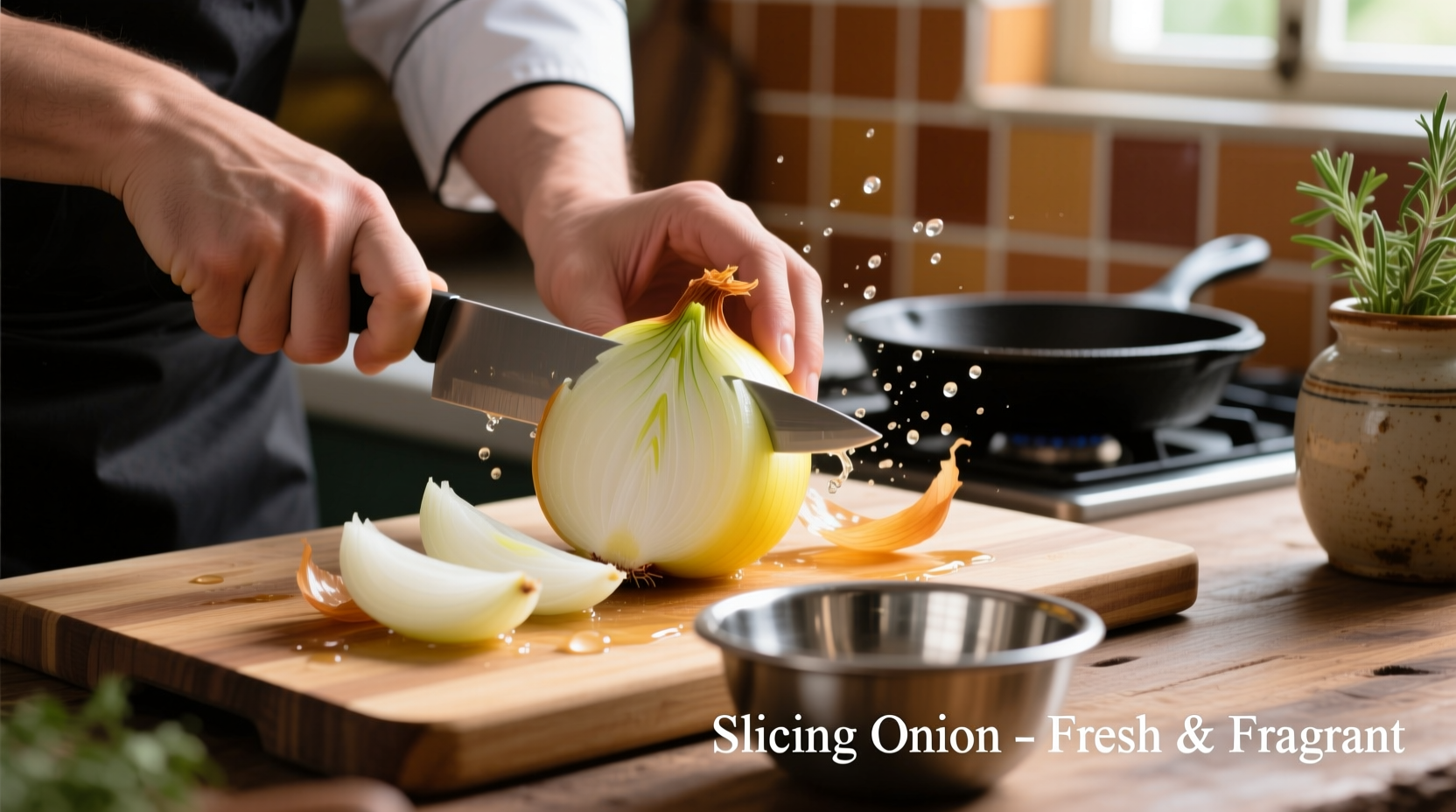 cooking onion