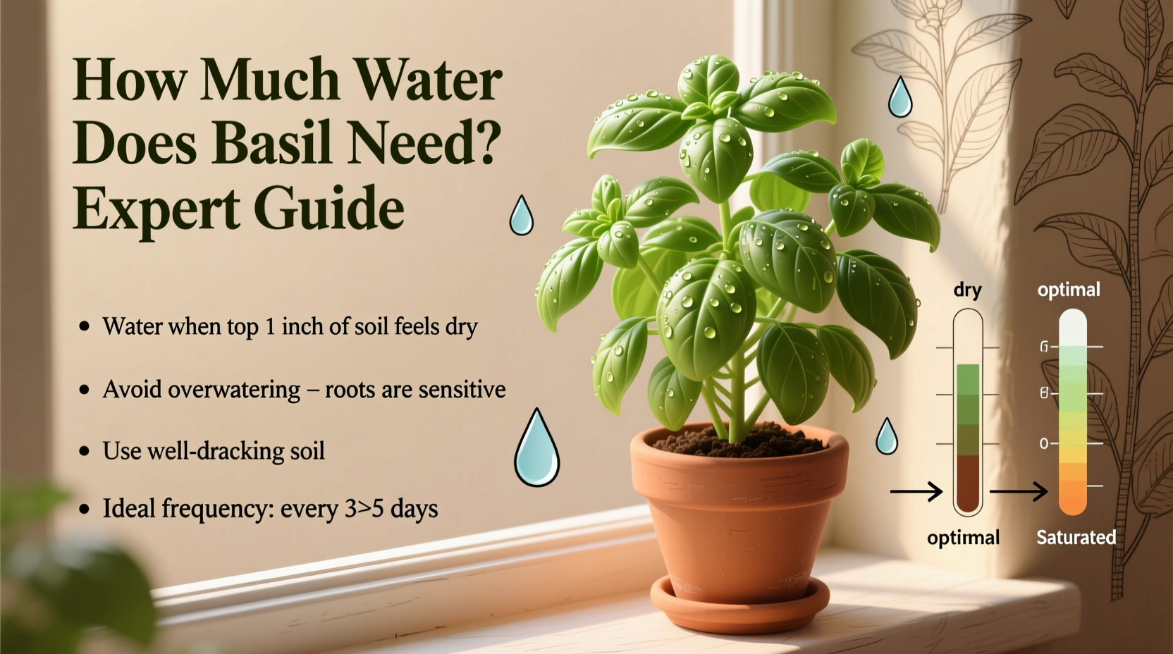 how much water does basil need