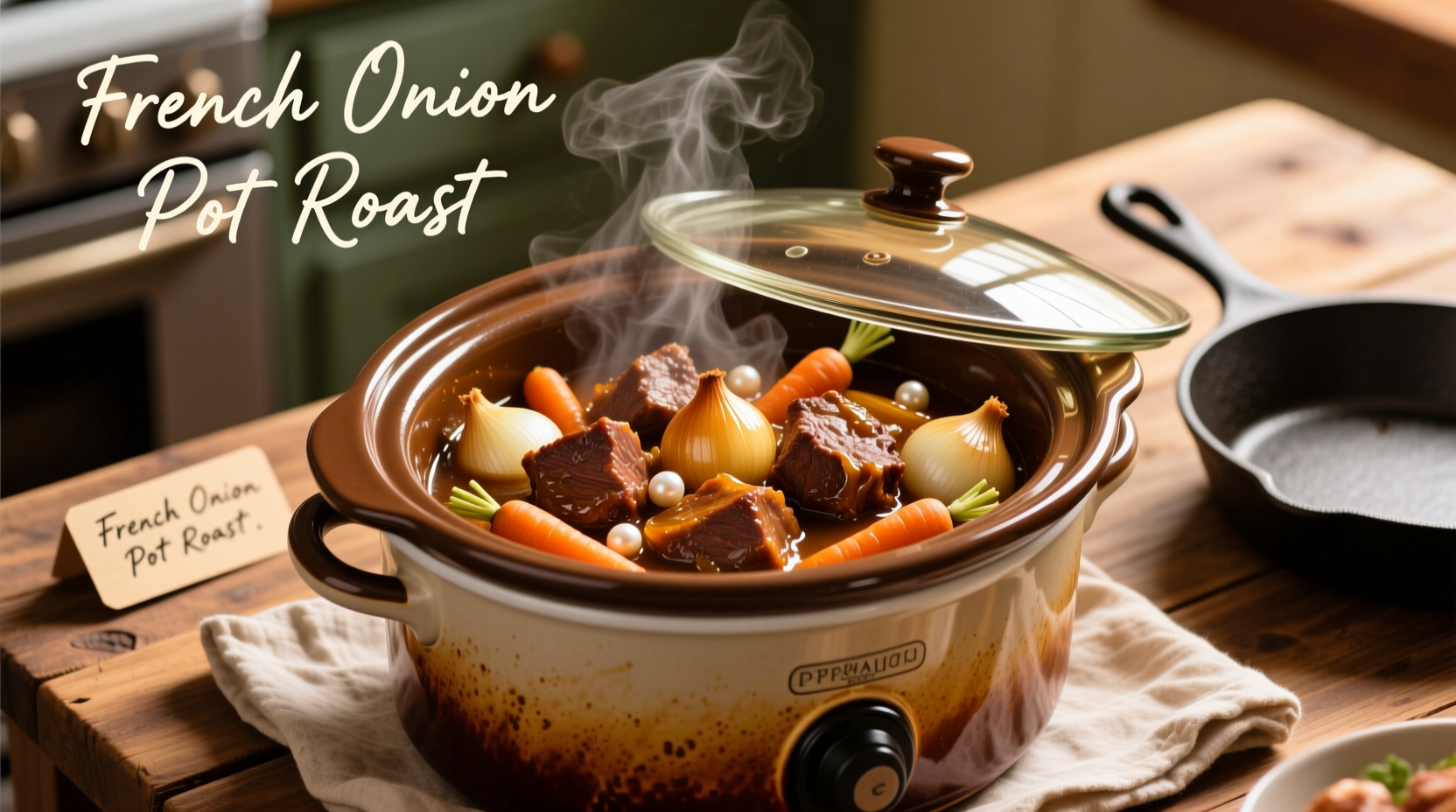Perfect French Onion Pot Roast Slow Cooker Recipe
